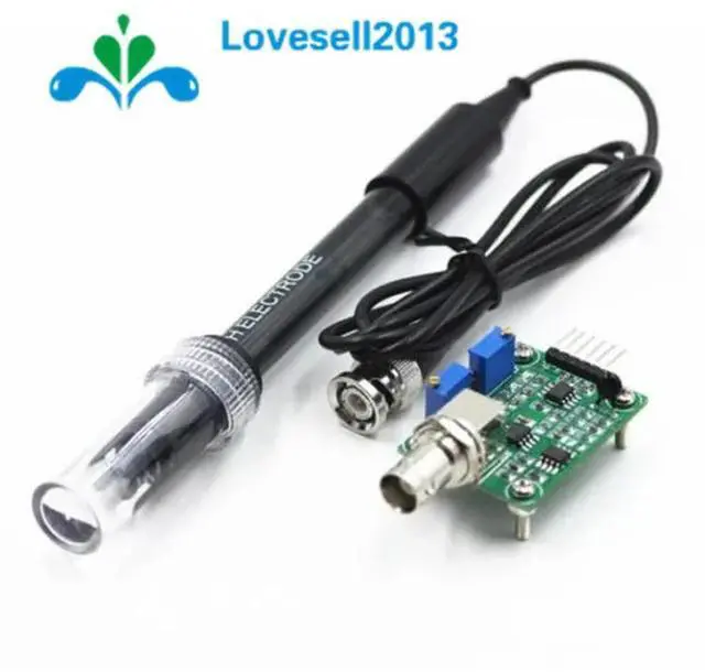 Main image of 1Set Liquid PH 0-14 Value Detection Regulator Sensor Module Monitoring Control Meter Tester + BNC PH Electrode Probe For