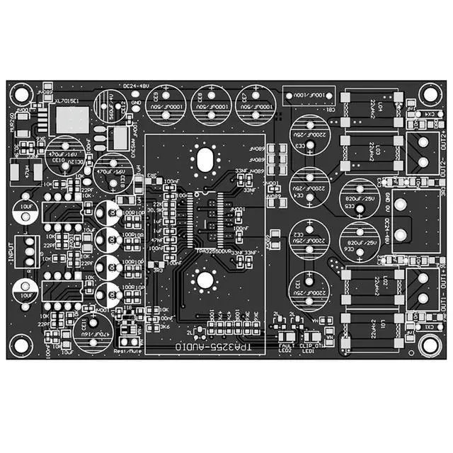 Alt view image 3 of 6 - DC 48V TPA3255 Digital 2.0 Channel 600W Audio Power Amplifier Board HIFI Stereo 300W*2 Class D Amplifier