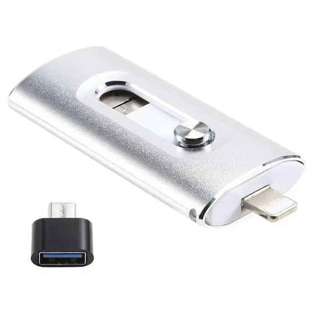 Alt view image 3 of 6 - USB Flash Drive Photostick High Speed Sticks External Pen Drive for Phone PC Copy Photo Videos Files 64GB Silver