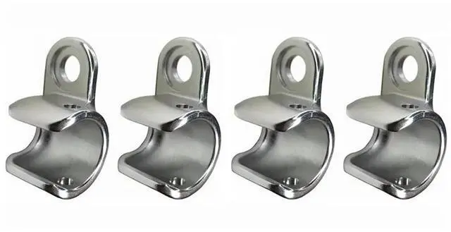 Main image of 4PCS Bike Trailer Hitch Cup Mount For Thule Chariot Courier Coaster Cadence Stainless Steel Stroller Axle Hitch Cup