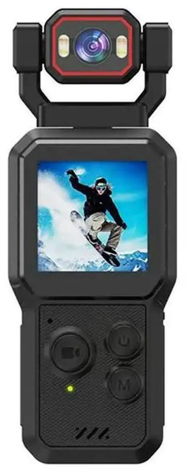 Main image of Vlog Camera 1080P Action Camera 180° Rotatable Lens Fill Light Pocket Cam Outdoor Video Camcorder