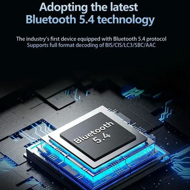 Alt view image 2 of 5 - Bluetooth 5.4 Audio Broadcast 1TX to 100+ RX Devices LE Audio Adapter AAC/AptX-AD/LC3 USB/AUX/MIC