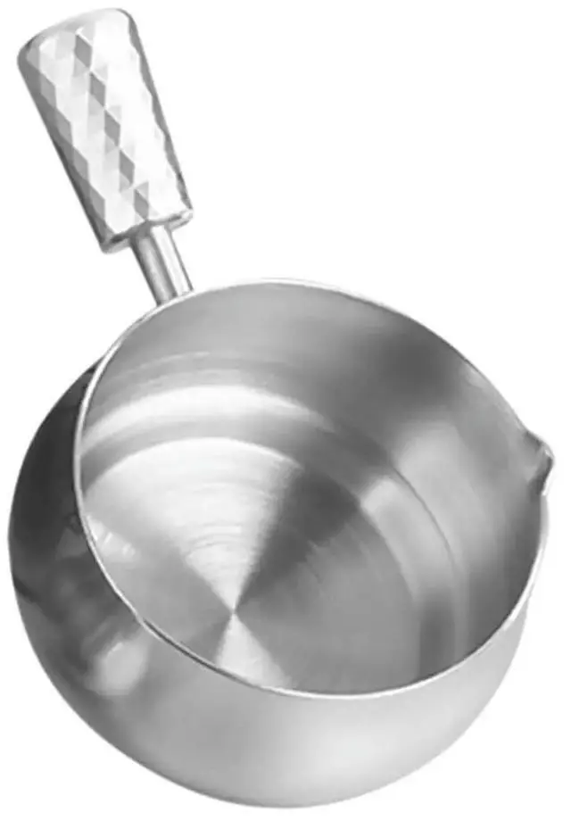 Alt view image 3 of 6 - Wax Seal Spoon Pot Big Stainless Steel Espresso Measuring Cup Sauce Dish Tomato Salad Dipping Dish