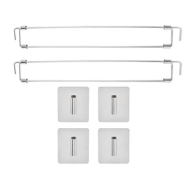 Alt view image 3 of 6 - RV Adjustable Fridge Bars 13.98-25.59 Inch, Fridge Rods, RV Corner Shelf Rod For RV Fridge, Kitchen (4 Packs)