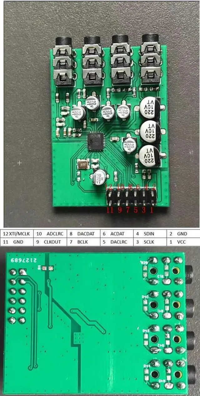 Alt view image 2 of 3 - WM8731 Audio Conversion Digital Module Audio Codec Module AUDIO Decoding