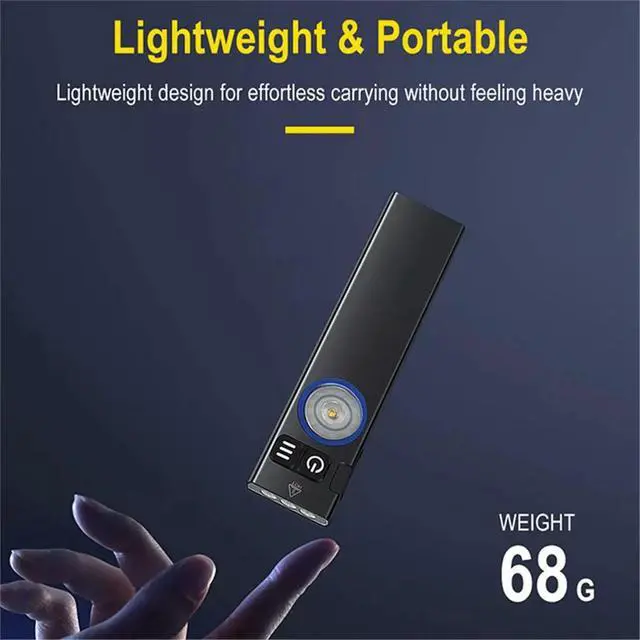 Alt view image 3 of 6 - Multi Functional LED Flashlight Super Bright Torch Multi Light Illumination Type-C Charging Long Range Lantern