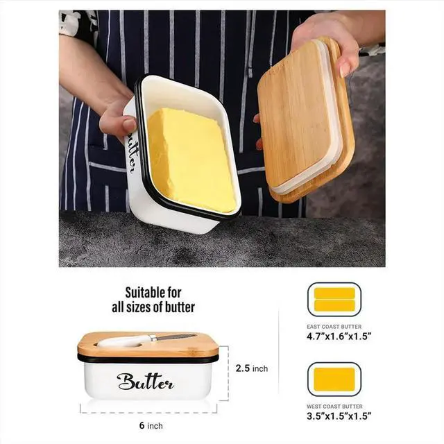 Main image of Butter Dish with Lid,Butter Dish for Countertop,l Butter Keeper with Multipurpose Butter Large Butter Container