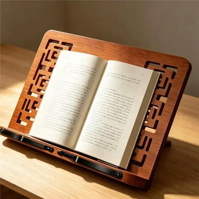 Alt view image 2 of 6 - For Reading Study Stand, Foldable For Reading Stand With 6 Adjustable Height Settings, Book Stand, Cook Book Holder