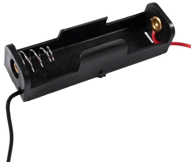 Alt view image 3 of 6 - YM-200 Pcs Black 2-Wired 1X AA Case Box Holder