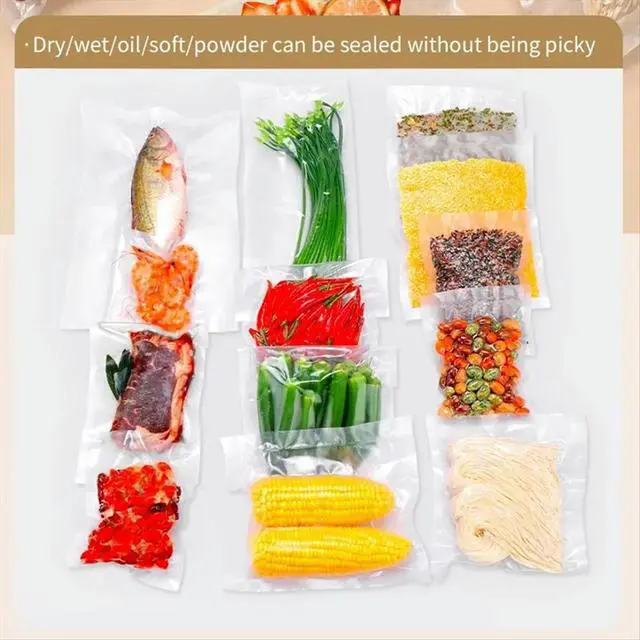 Alt view image 2 of 3 - Vacuum Sealer Digital Display Strong Suction Easy to Use Multi-Purpose Heat Sealer Rechargeable Food Bag Sealer
