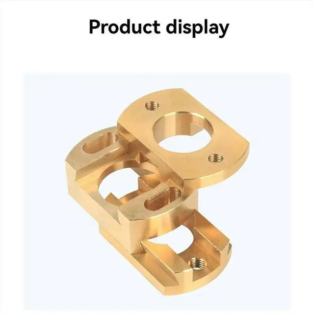 Alt view image 2 of 3 - 18mm Oldham Coupling Z-Axis Brass T8 Screw Coupler Z-Axis Screw Hot Bed for Ender 3 V2 CR10 CR10S Pro 3D Printer 4PCS