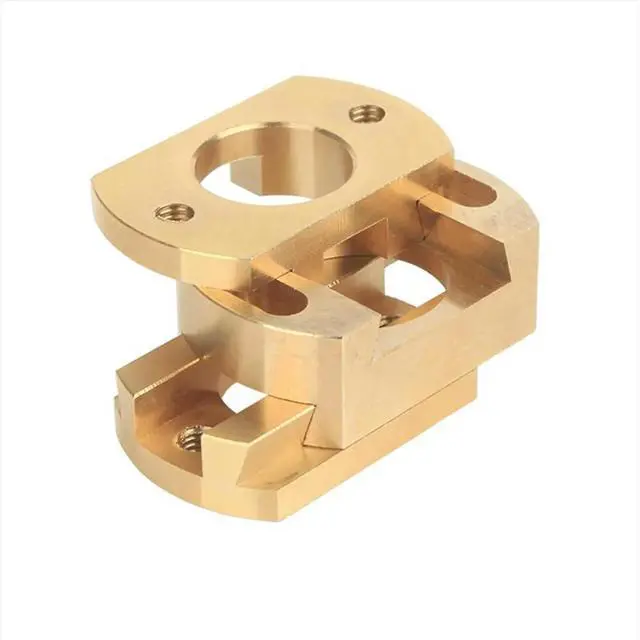 Alt view image 3 of 3 - 18mm Oldham Coupling Z-Axis Brass T8 Screw Coupler Z-Axis Screw Hot Bed for Ender 3 V2 CR10 CR10S Pro 3D Printer 4PCS