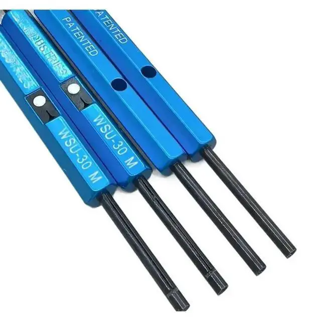Alt view image 3 of 6 - 1PCS 3IN1 Wire Wrap Strip Unwrap Tool Hand Manual Winding Rods Winding Stripping Rewinding For WSU-30M AWG 30