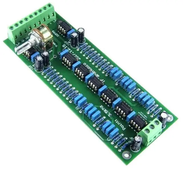 Alt view image 2 of 6 - Two-channel electronic front-stage frequency division circuit board finished product