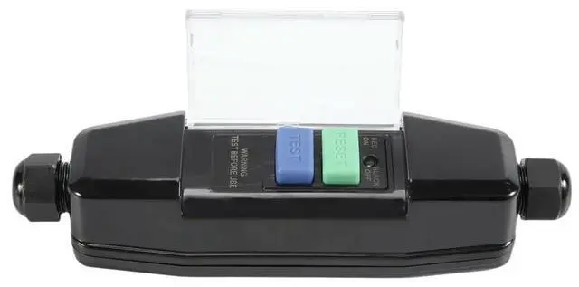Alt view image 2 of 3 - In-Line RCD Connector, PRCD Intermediate Safety Switch, Outdoor Current Protection Against Electric Shock, Power Tools