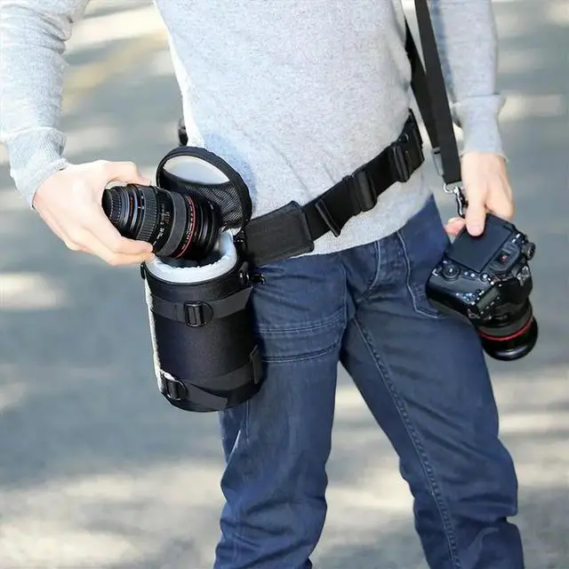 Main image of Multifunction Outdoor Photography Adjustable Waist Strap Belt for Hanging Tripod Camera Bag Lens Pouch