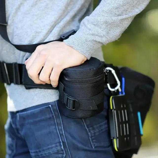 Alt view image 2 of 3 - Multifunction Outdoor Photography Adjustable Waist Strap Belt for Hanging Tripod Camera Bag Lens Pouch