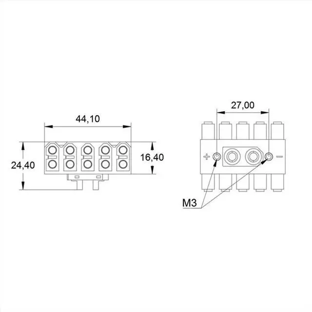 Alt view image 2 of 3 - Rc TL60-10 Power Distribution Module Power Hub for Large Medium Drones Multi-Axis Multi-Rotor Aircraft Spare Parts