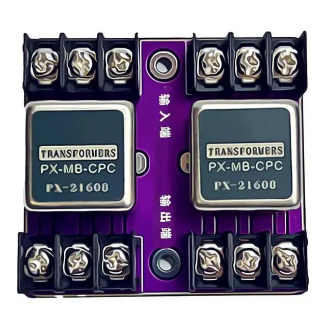 Alt view image 3 of 3 - Balanced and Unbalanced Conversion Audio Isolator PX-21608 Permalloy Audio Isolation Transformer 600:600 20Hz-20KHz