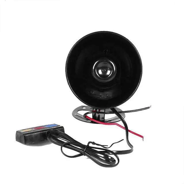 Alt view image 2 of 6 - 12V Car Motocycle 3 Tone Siren Loud Auto Horn Loudspeaker Electric Ambulance Alarm Sound Speakers 110dB Universal