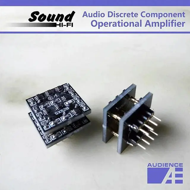 Alt view image 3 of 6 - SX52B Class A Discrete Component Dual Operational Amplifier Module OPA1612 Chip Preamp Decoder Amplifier Board NE5535