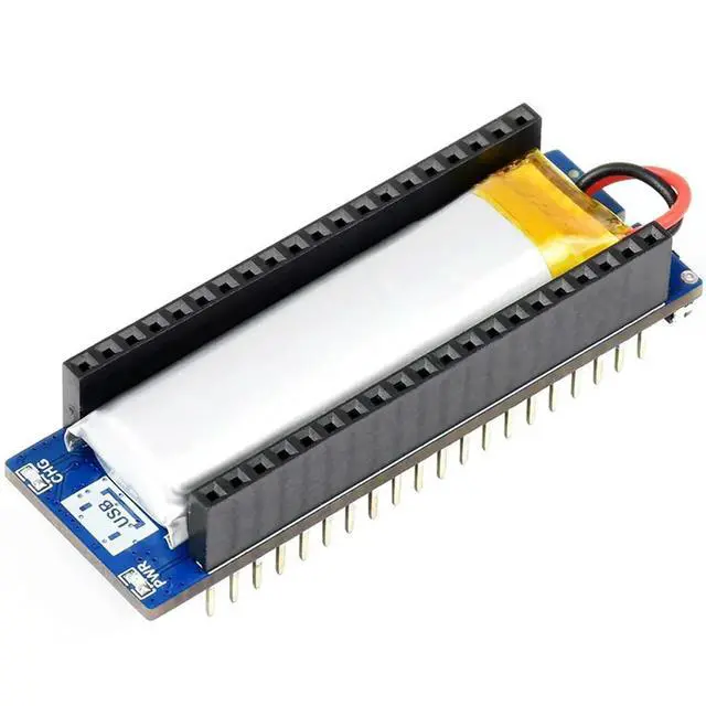 Alt view image 2 of 3 - UPS Module B for Raspberry Pi Pico Board, Uninterruptible Power Supply Monitoring Via I2C Bus,Stackable Design