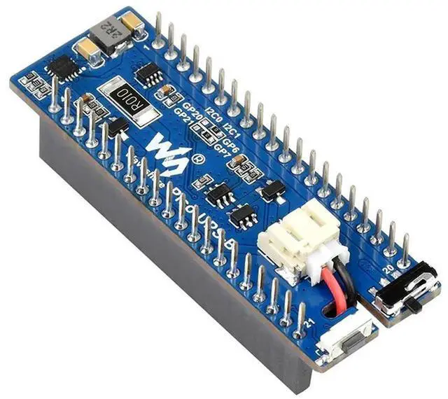 Main image of UPS Module B for Raspberry Pi Pico Board, Uninterruptible Power Supply Monitoring Via I2C Bus,Stackable Design