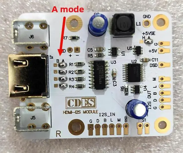 Alt view image 2 of 6 - HDMI IIS receiver, HDMI to IIS HDMI to I2S