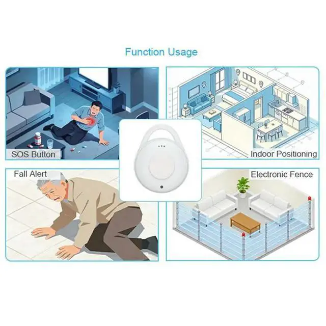 Alt view image 2 of 6 - NRF54L BLE6.2 Bluetooth Beacon Tag With Accelerometer And Buzzer Indoor Positioning Ibeacon