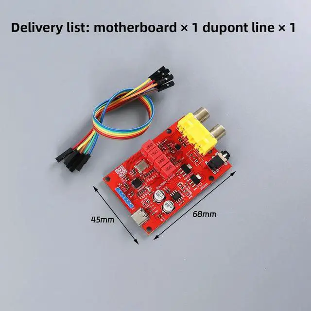 Alt view image 3 of 6 - ES9039Q2M Decoder I2S DSD Digital Audio Input DAC Decoding Board ES9601K Module