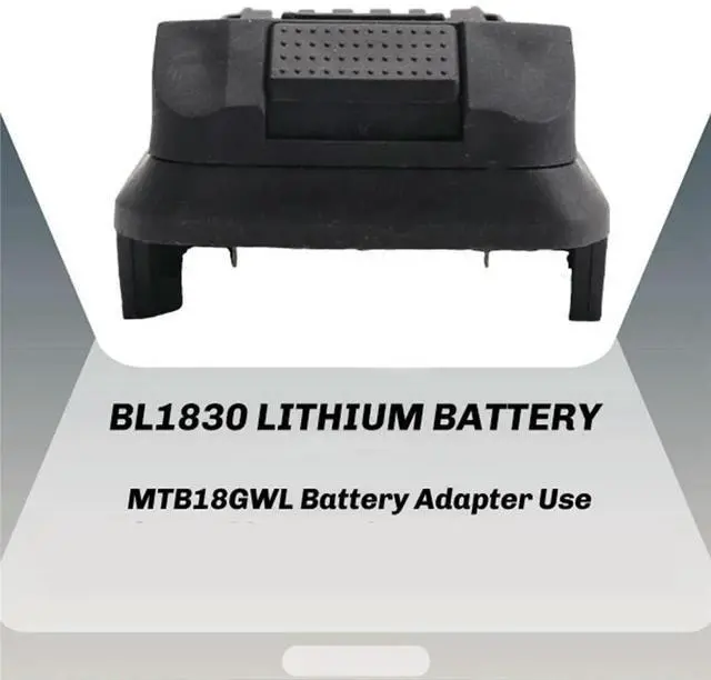 Main image of MTB18GWL Adapter Use for Makita 18V Li-Ion on for Worx 20V Green Large Foot Power Tool