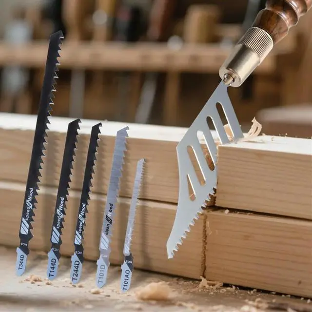 Main image of Mini Hand Saw Set Fine Tooth Replaceable Saw Blade Garden Household Woodworking for Cutting Wood Plastic Tool