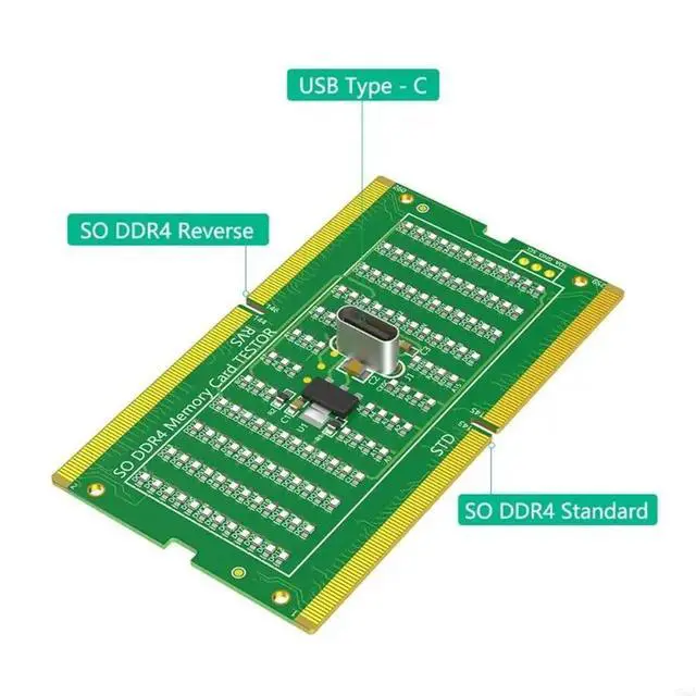Alt view image 2 of 3 - 2025 Industrial DDR4 Slot Tester With Gold Connectors DDR4 Slot Diagnostic Tool