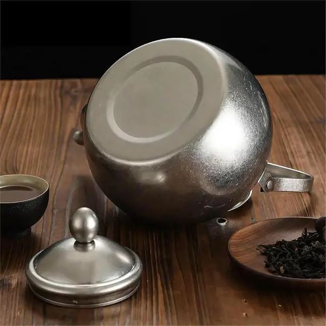 Alt view image 3 of 3 - Stainless Steel Teapot with Infuser Strainer, Thickened Water Kettle for Stovetop,