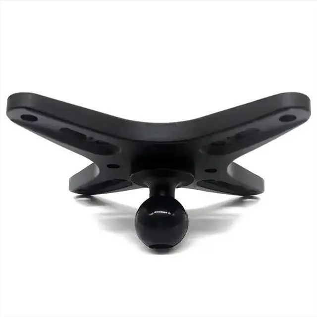 Alt view image 2 of 6 - Monitor Mounting Adapter Bracket Plate with 1.5inch Ball Head to 100x100mm 75x75mm, Wall Arm Mount Universal