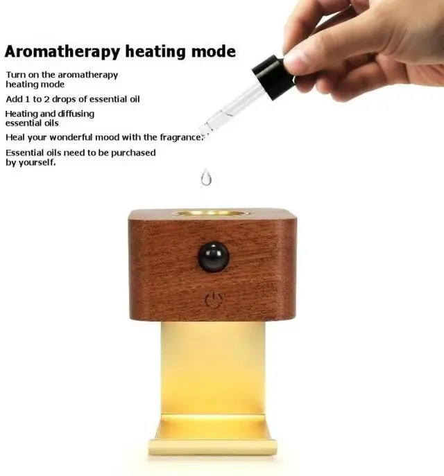 Alt view image 2 of 6 - Creative Aroma LED Night Light - Warm Light Atmosphere Mini USB Night Lamp for Home