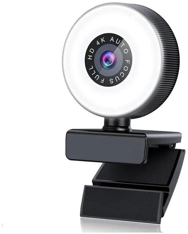 Main image of Y95A-4K HD Autofocus Webcam with Microphone, Adjustable Light Computer Camera USB Webcam for Laptop Desktop Video