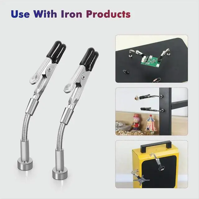 Alt view image 3 of 6 - Magnetic Mini Soldering Flexible Arm PCB Circuit Board Hoder Soldering Tool for Jewelry Making/Electronic Repair,D
