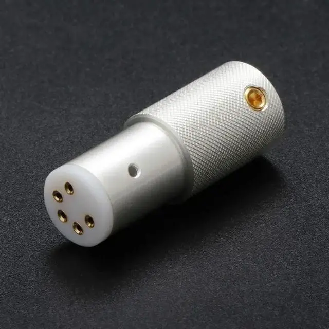 Alt view image 3 of 6 - DS02 5Pin DIN Connector for Turntables Tonearm Plug