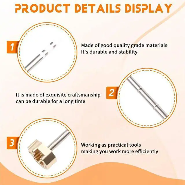 Alt view image 2 of 6 - T12 Joystick Soldering Iron Tip Suitable for Xbox PS4 PS5 SSwitch Pro Joystick Disassembly Repair Tools
