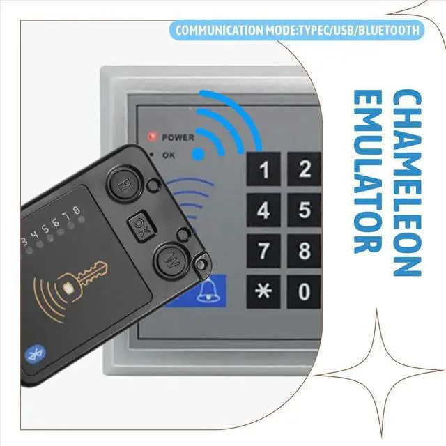 Alt view image 2 of 6 - 8 Slots 13.56MHZ/125KHZ Chameleonu Contactless card Emulator Compliant to NFC Tool for RFID System 73x50mm