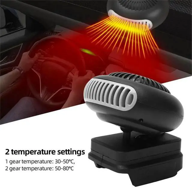 Alt view image 3 of 6 - Cordless Car Heater Car Window Defogger Small Space Heater for Makita 18V for Cars Office Indoor Use