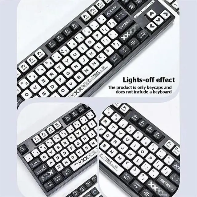 Alt view image 3 of 6 - 132 Keys Keycaps PBT PC Keycap for Gateron MX Switches Keyboards CBSA Game Keyboard