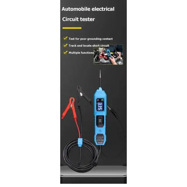 Alt view image 2 of 6 - Universal Car Power Circuit Probe Tester Circuit Short Circuit Detector LCD Digital Display Diagnostic Tool