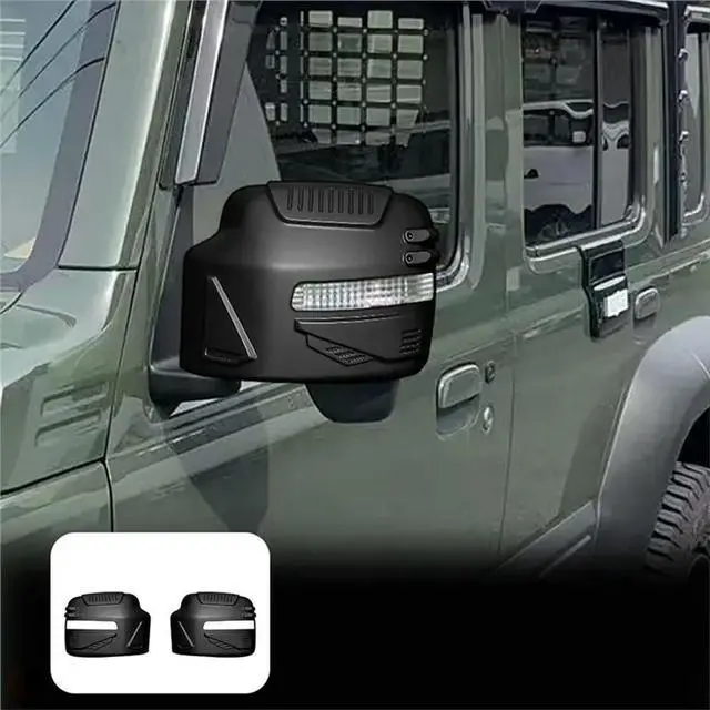 Alt view image 3 of 3 - Rearview Mirror Cap Trim Exterior For Suzuki Jimny 2021-2026 Car Accessories