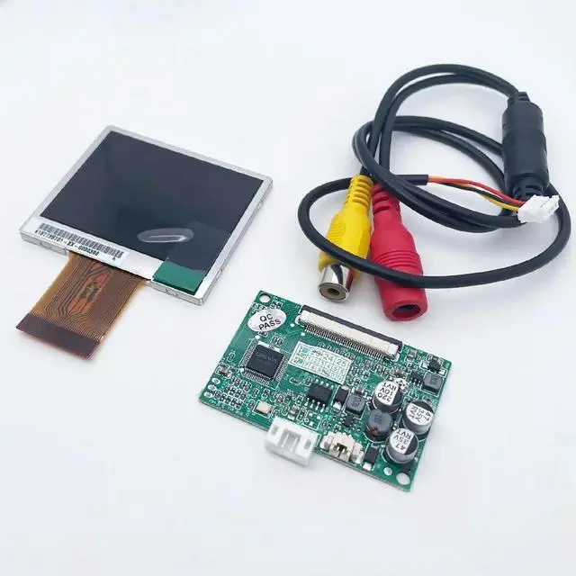 Main image of 2.4 inch TFT-LCD module kit 480*234 AUO screen 12v 1way RCA for Monitoring/debugging/doorbell intercom/repair DIY model