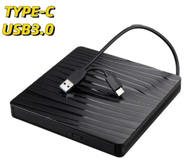 Main image of Pattern USB3.0 External Blu-ray Burner TYPE-C Mobile Optical Drive BD Burner Notebook Desktop Universal
