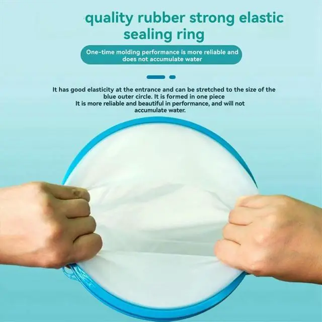 Alt view image 3 of 6 - Waterproof Shower Cover Bandage Adult Sealed Cast Bandage Protector Wound Fracture Cover Shower Health Care B