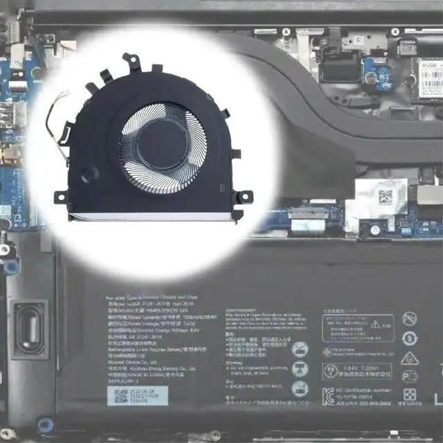Alt view image 3 of 6 - Replacement CPU Cooler Fan USB Power Cooler for MateBook D15 D 15 BoB-WAH