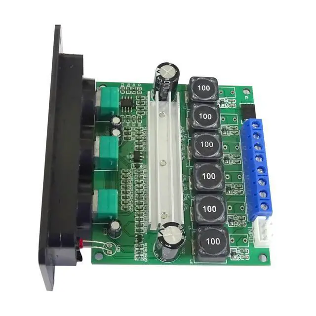 Alt view image 3 of 3 - TPA3116D2 Power Amplifier Board 2.1 Subwoofer Amplifiers 2X50W+100W With Panel
